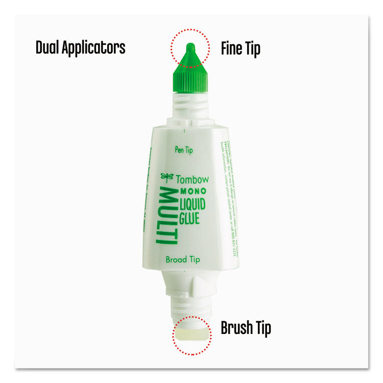 Tombow® MONO Multi Liquid Glue, 0.88 oz, Dries Clear (TOM52190)