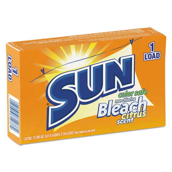 SUN® Color Safe Powder Bleach, Vend Pack, 1 load Box, 100/Carton (VEN2979697) 100 Packs