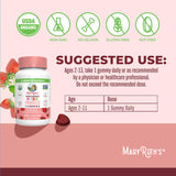Mary Ruth's® Organic Kids Probiotic Probiotic Dietary Supplement 60 Per Bottle Gummy (1271762_EA) 1/EA
