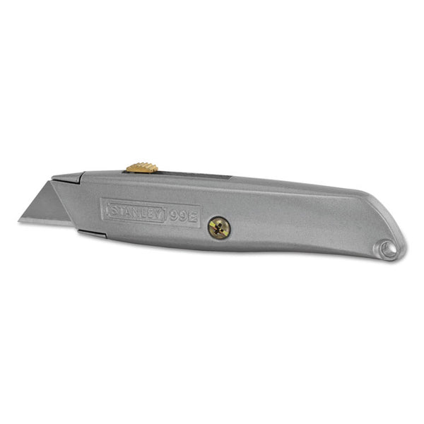 Stanley® Classic 99 Utility Knife with Retractable Blade, 6" Die Cast Handle, Gray (BOS10099) Each