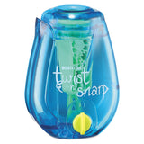 Bostitch® Twist-n-Sharp Pencil Sharpener, One-Hole, 3.5 x 1.25 x 5.5, Randomly Assorted Colors (BOSPS1ADJ) Each