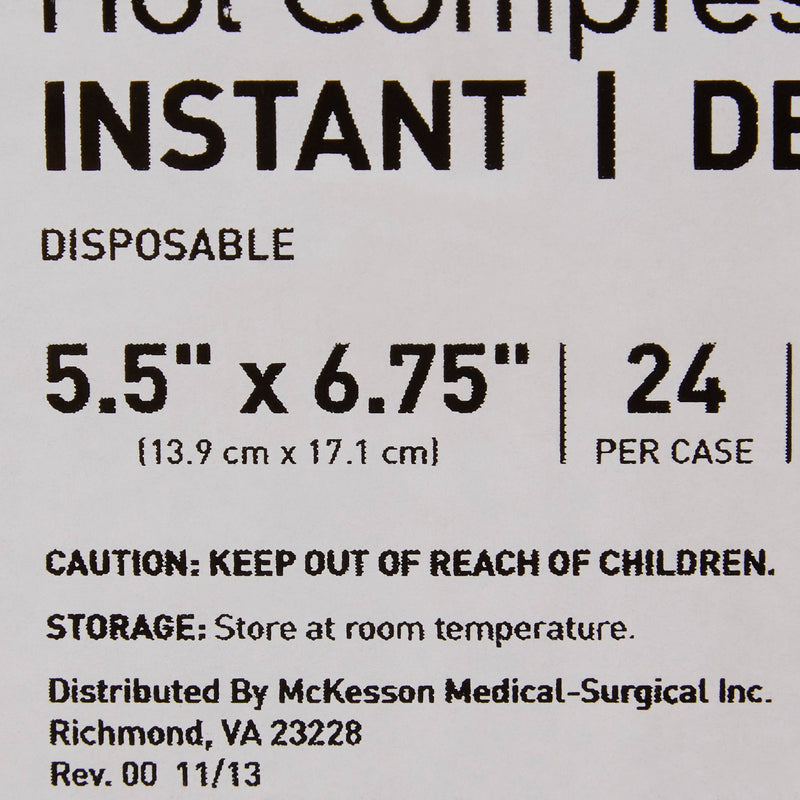 McKesson Instant Hot Pack General Purpose Small Plastic Disposable (521484_EA) 1/EA