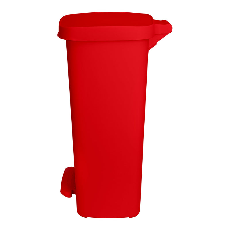 McKesson Trash Can 52 Quart / 13 gal. Red Plastic Rectangular (1223702_EA) 1/EA