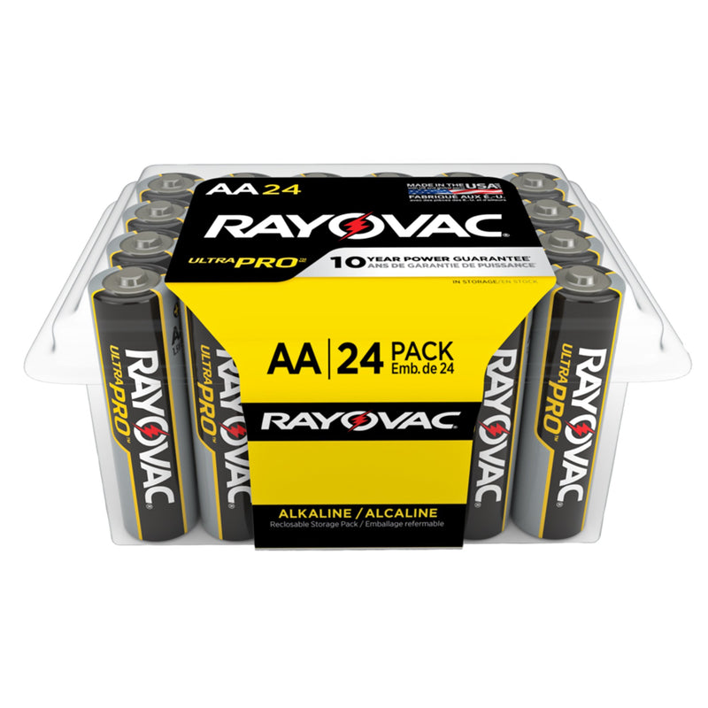 Rayovac® Ultra Pro™ Alkaline Battery AA Cell 1.5V Disposable 24 Pack (1180464_CS) 288/CS