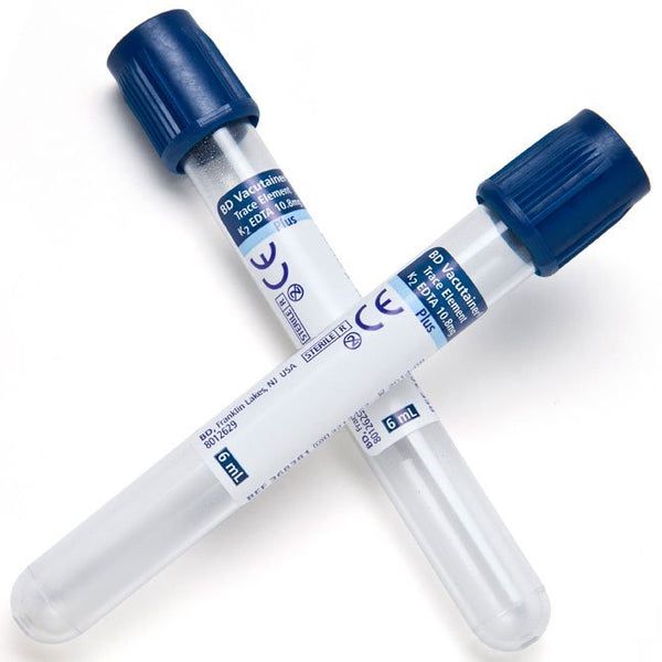 BD Vacutainer® SPC Plus Venous Blood Collection Tube K2 EDTA Additive 6 mL BD Hemogard™ Closure Plastic Tube (512684_CS) 1000/CS