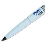 EXPO® Vis-a-Vis Wet Erase Marker, Fine Bullet Tip, Black, Dozen (SAN16001) 1 Dozen