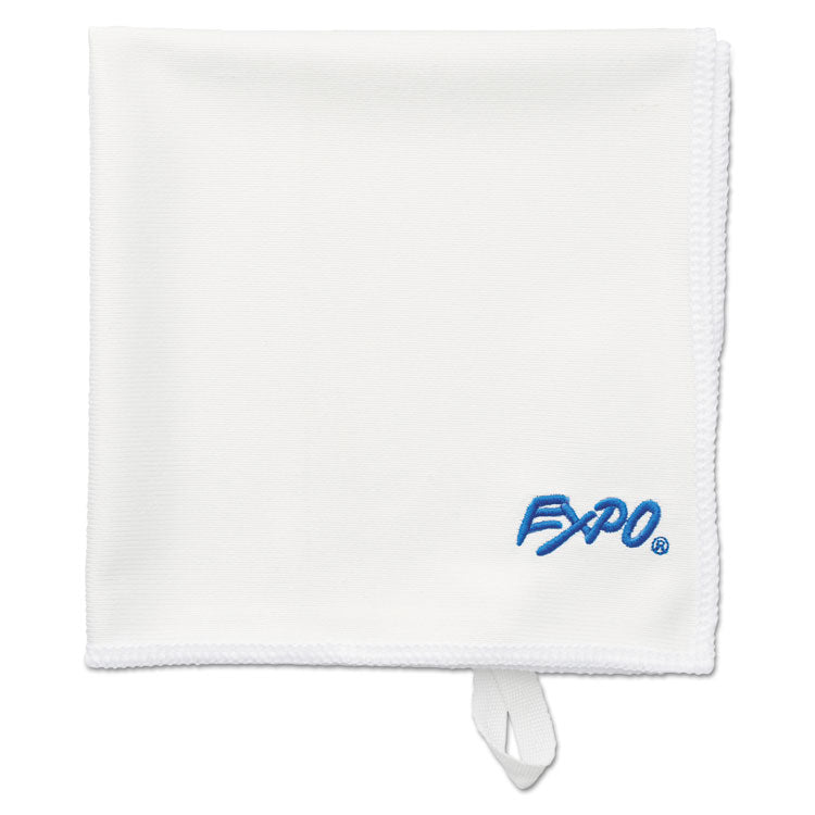 EXPO® Microfiber Cleaning Cloth, 1-Ply, 12 x 12, Unscented, White (SAN1752313) Each