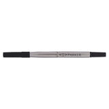 Parker® Refill for Parker Roller Ball Pens, Medium Conical Tip, Black Ink (PAR1950323)