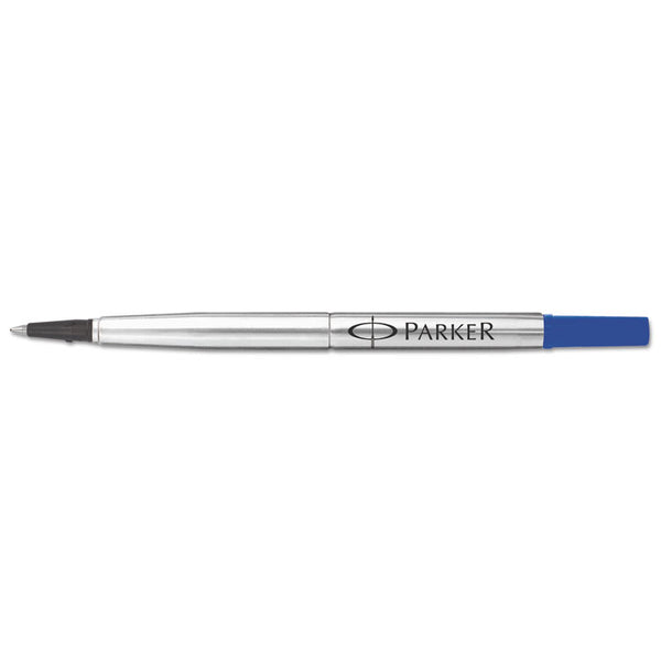 Parker® Refill for Parker Roller Ball Pens, Medium Conical Tip, Blue Ink (PAR1950324)