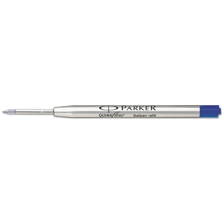Parker® Refill for Parker Ballpoint Pens, Medium Conical Tip, Blue Ink (PAR1950371) Each