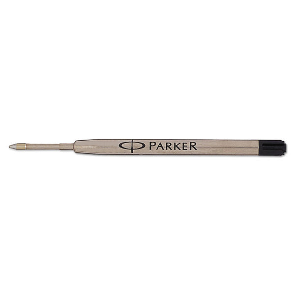 Parker® Refill for Parker Ballpoint Pens, Medium Conical Tip, Black Ink (PAR1950369)