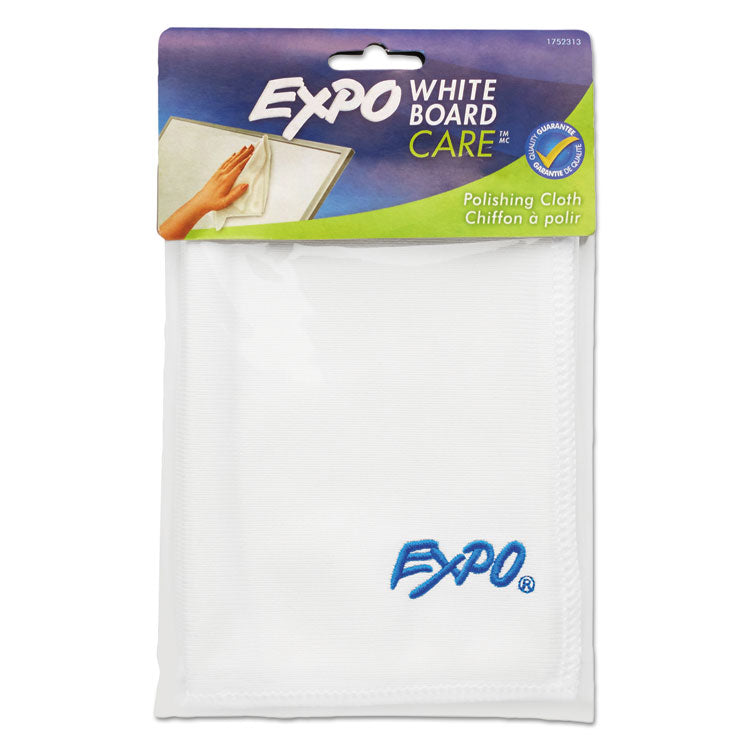 EXPO® Microfiber Cleaning Cloth, 1-Ply, 12 x 12, Unscented, White (SAN1752313) Each