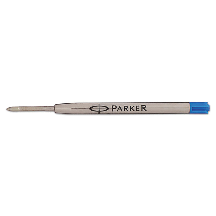Parker® Refill for Parker Ballpoint Pens, Medium Conical Tip, Blue Ink (PAR1950371) Each