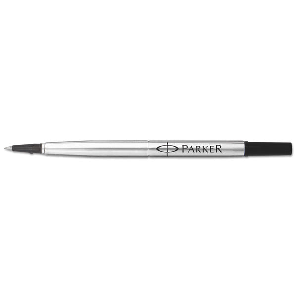 Parker® Refill for Parker Roller Ball Pens, Medium Conical Tip, Black Ink (PAR1950323)
