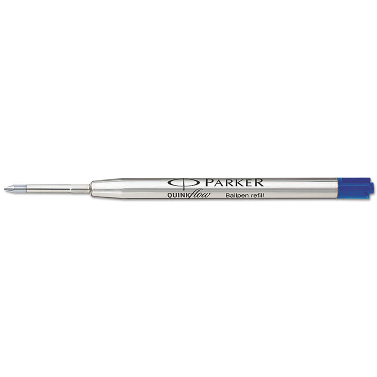 Parker® Refill for Parker Ballpoint Pens, Fine Conical Tip, Blue Ink (PAR1950368)