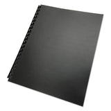 GBC® 100% Recycled Poly Binding Cover, Black, 11 x 8.5, Unpunched, 25/Pack (GBC25818) Pack of 25