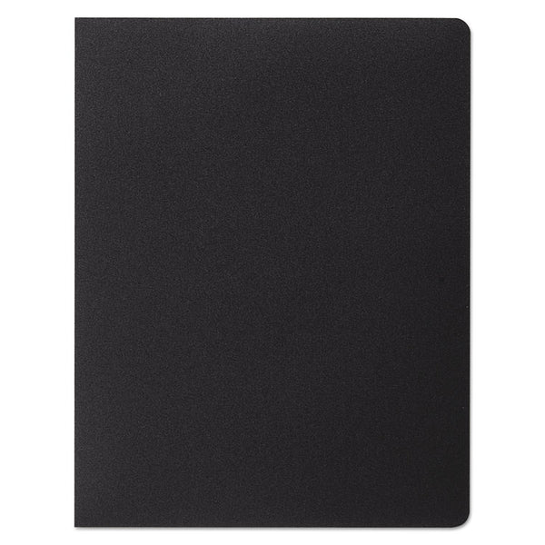 GBC® Opaque Plastic Presentation Covers for Binding Systems, Black, 11.25 x 8.75, Unpunched, 25/Pack (SWI25703)