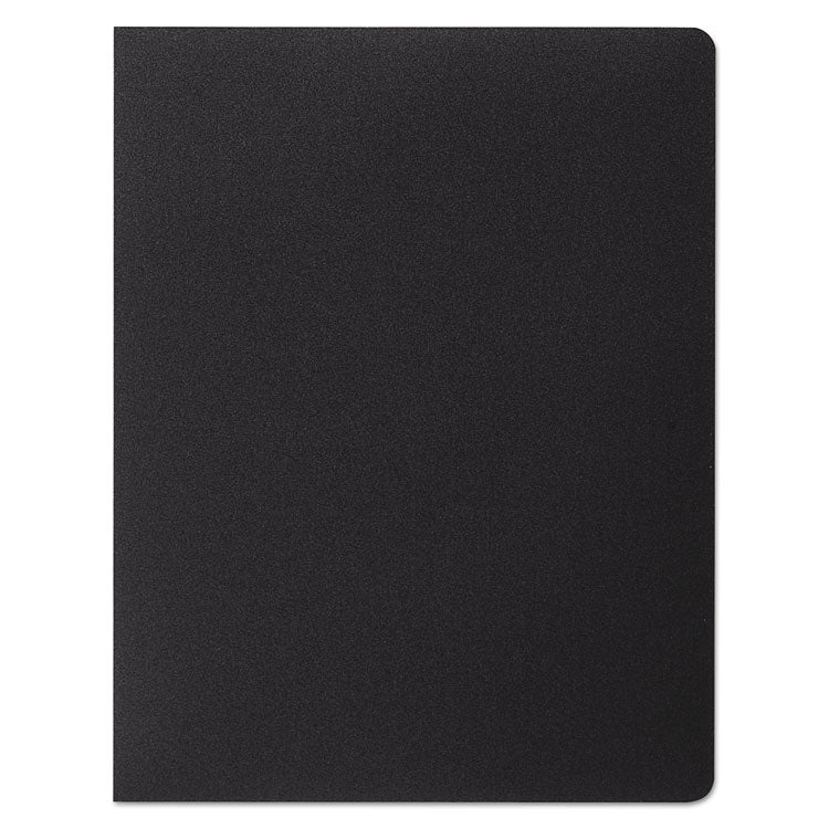 GBC® Opaque Plastic Presentation Covers for Binding Systems, Black, 11.25 x 8.75, Unpunched, 25/Pack (SWI25703)
