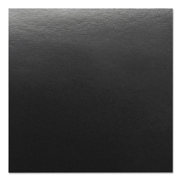 GBC® Leather-Look Presentation Covers for Binding Systems, Black, 11.25 x 8.75, Unpunched, 50 Sets/Pack (GBC2001712)