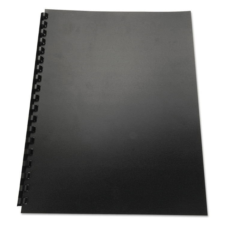 GBC® 100% Recycled Poly Binding Cover, Black, 11 x 8.5, Unpunched, 25/Pack (GBC25818) Pack of 25