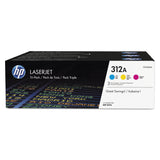 HP HP 312A (CF440A-M) 3-Pack Cyan/Magenta/Yellow Original LaserJet Toner Cartridges (HEWCF440AM)