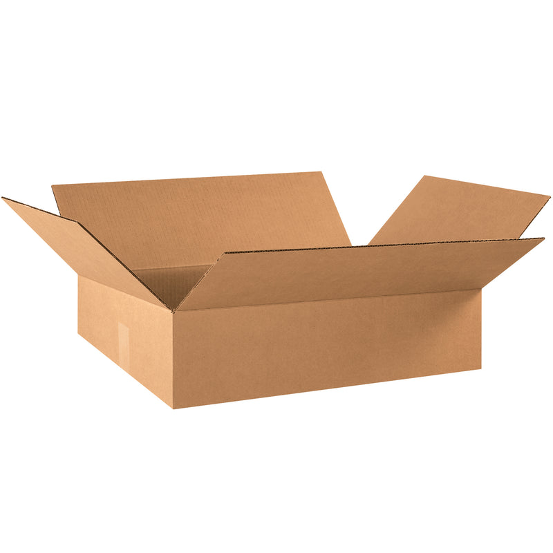 22 x 16 x 6" Flat Corrugated Boxes (22166) Bundle Of 25