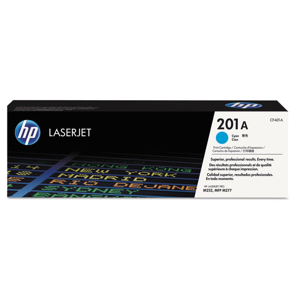 HP HP 201A, (CF401A) Cyan Original LaserJet Toner Cartridge (HEWCF401A)