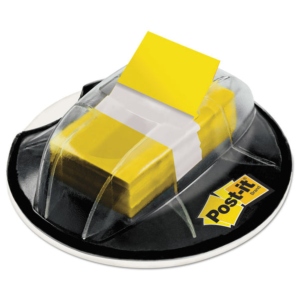 Post-it® Flags Page Flags in Desk Grip Dispenser, 1 x 1.75, Yellow, 200/Dispenser (MMM680HVYW)