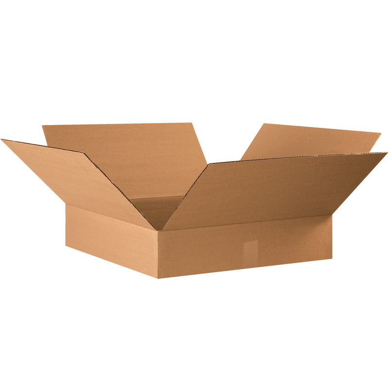 22 x 22 x 4" Flat Corrugated Boxes (22224) Bundle Of 10