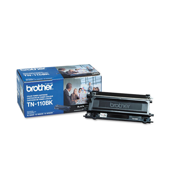 Brother TN110BK Toner, 2,500 Page-Yield, Black (BRTTN110BK)