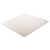 deflecto® DuraMat Moderate Use Chair Mat, Low Pile Carpet, Flat, 46 x 60, Rectangle, Clear (DEFCM13443F)