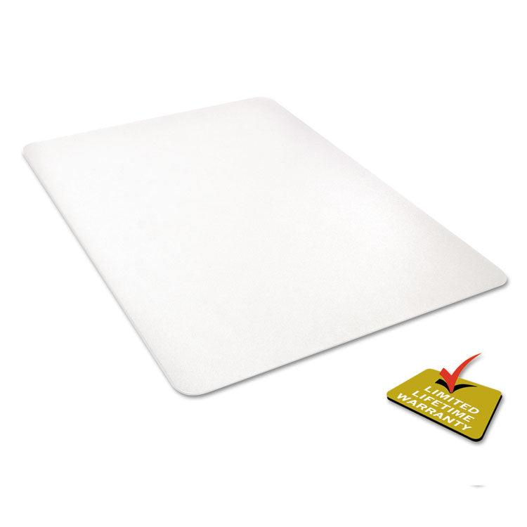 deflecto® All Day Use Chair Mat - Hard Floors, 46 x 60, Rectangle, Clear (DEFCM21442FPC) Each