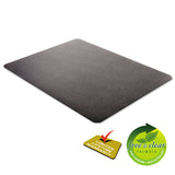 deflecto® EconoMat All Day Use Chair Mat for Hard Floors, Flat Packed, 45 x 53, Black (DEFCM21242BLK) Each