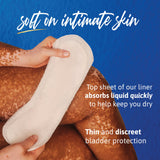 TENA Sensitive Care™ Ultra Thin Light Bladder Control Pad 10 Inch Length Light Absorbency Dry-Fast Core™ One Size Fits Most (1059446_BG) 24/BG