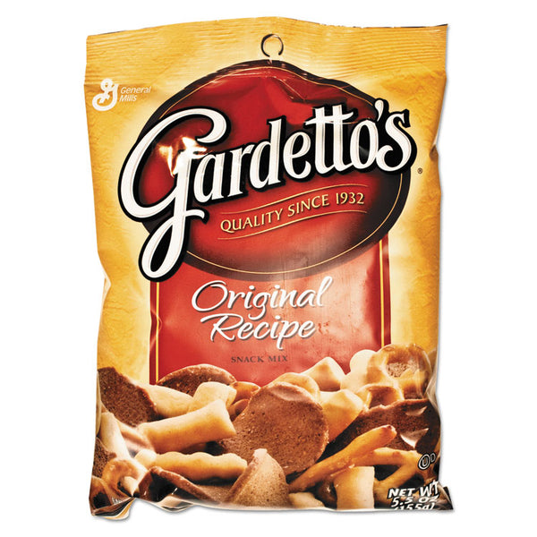 General Mills Gardetto's Snack Mix, Original Flavor, 5.5 oz Bag, 7/Box (AVTSN14868)