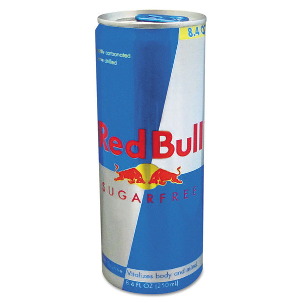 Red Bull® Energy Drink, Sugar-Free, 8.4 oz Can, 24/Carton (RDB122114)