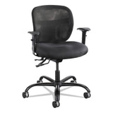 Safco® Vue Intensive-Use Mesh Task Chair, Supports Up to 500 lb, 18.5" to 21" Seat Height, Black (SAF3397BL)