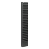 Safco® Steel Magazine Rack, 23 Compartments, 10w x 4d x 65.5h, Black (SAF4322BL)