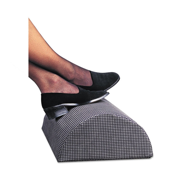 Safco® Half-Cylinder Padded Foot Cushion, 17.5w x 11.5d x 6.25h, Black (SAF92311)