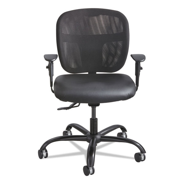 Safco® Vue Intensive-Use Mesh Task Chair, Supports Up to 500 lb, 18.5" to 21" Seat Height, Black (SAF3397BL) Each