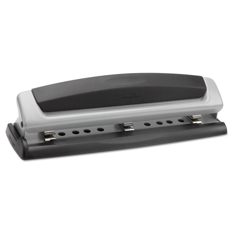 Swingline® 10-Sheet Precision Pro Desktop Two- to Three-Hole Punch, 9/32" Holes (SWI74037) Each