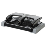 Swingline® 45-Sheet SmartTouch Three-Hole Punch, 9/32" Holes, Black/Gray (SWI74136)