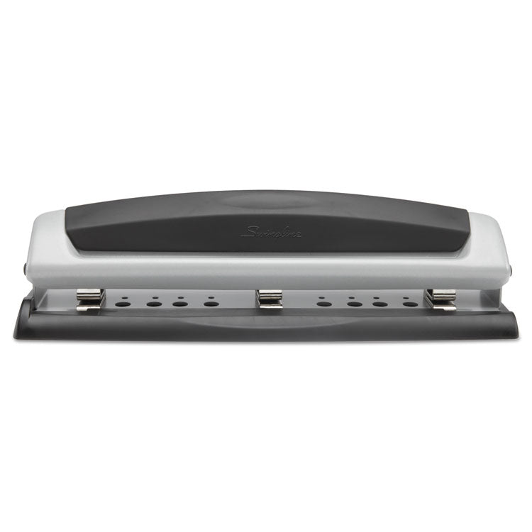 Swingline® 10-Sheet Precision Pro Desktop Two- to Three-Hole Punch, 9/32" Holes (SWI74037) Each