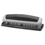 Swingline® 10-Sheet Precision Pro Desktop Two- to Three-Hole Punch, 9/32" Holes (SWI74037) Each