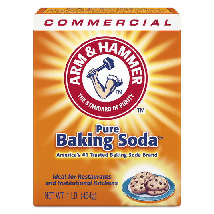 Arm & Hammer™ Baking Soda, 1 lb Box, 24/Carton (CDC3320084104) Case of 24