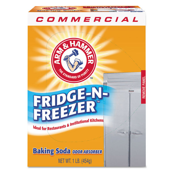 Arm & Hammer™ Fridge-N-Freezer Pack Baking Soda, Unscented, Powder, 16 oz, 12/Carton (CDC3320084011CT) Case of 12