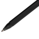 Paper Mate® ComfortMate Ultra Ballpoint Pen, Stick, Medium 1 mm, Black Ink, Black Barrel, Dozen (PAP6130187) Box of 12