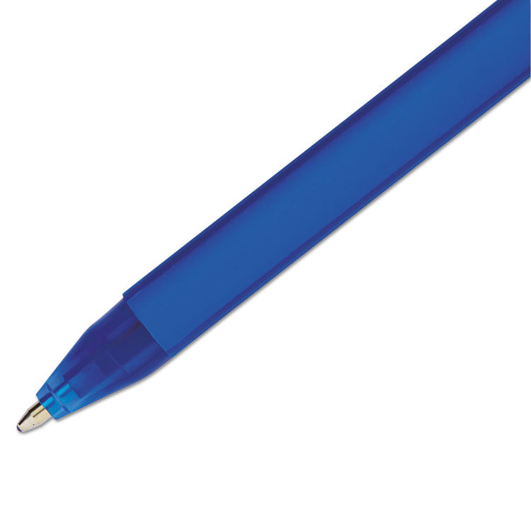 Paper Mate® ComfortMate Ultra Ballpoint Pen, Stick, Medium 1 mm, Blue Ink, Blue Barrel, Dozen (PAP6110187)