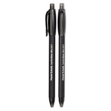 Paper Mate® ComfortMate Ultra Ballpoint Pen, Retractable, Medium 1 mm, Black Ink, Black Barrel, Dozen (PAP6330187)