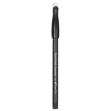 Paper Mate® Eraser Mate Ballpoint Pen, Stick, Medium 1 mm, Black Ink, Black Barrel, Dozen (PAP3930158)